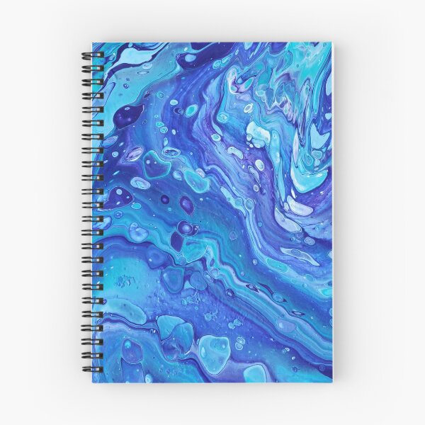 Item preview, Liquid Cerulean - Abstract Acrylic Pour designed and sold by dnacademic.