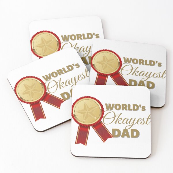 Item preview, World's Okayest Dad designed and sold by Nangka.