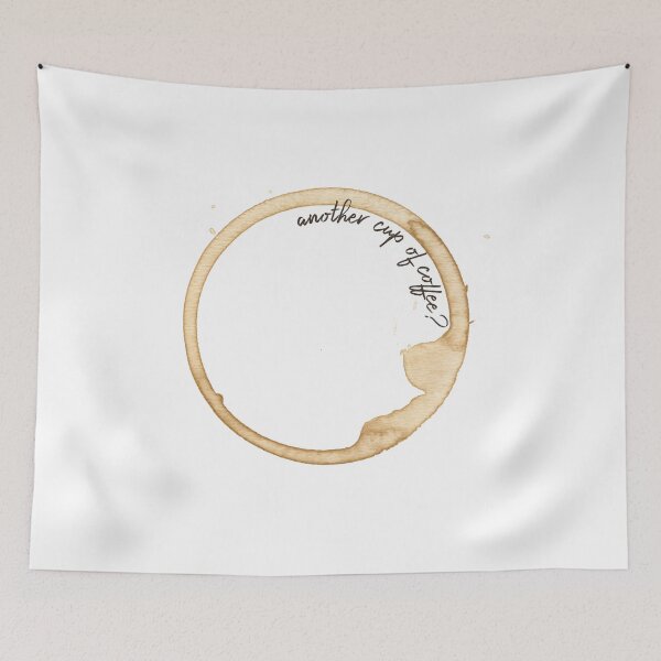 Item preview, Coffee Rings - Another Cup (handwritten script) designed and sold by flying-flamingo.