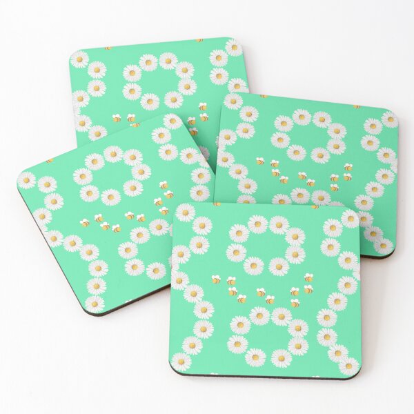 Item preview, Bees love Daisy pattern designed and sold by eyoginminimal.