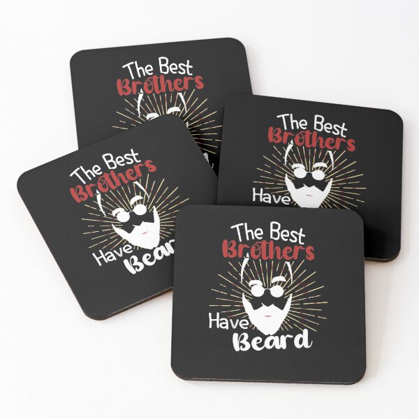 Item preview, The Best Brothers Have Beards , Father's Day Dad Father, Vintage Sunset Bearded face Funny Gift Idea,New Black designed and sold by Rassitni.