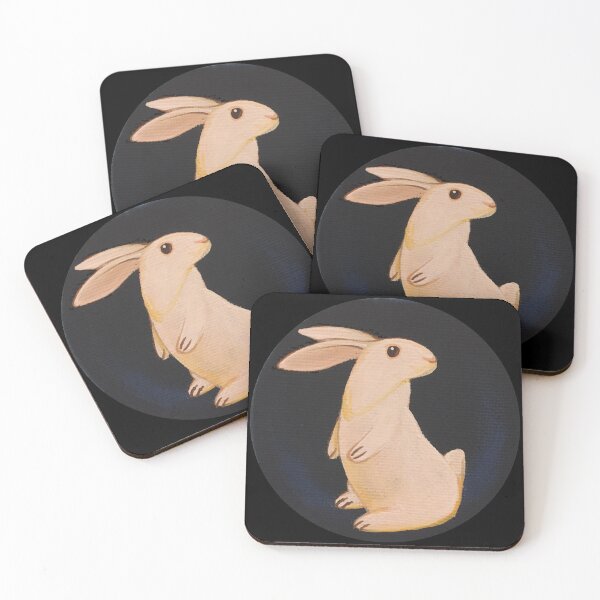 Item preview, Circle Rabbit - Hand Painted Bunny Rabbit in a circle designed and sold by Da-Family-Biz.
