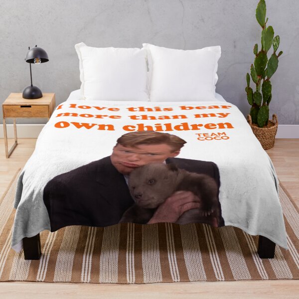 Item preview, CONAN O'BRIEN "I LOVE THIS BEAR MORE THAN MY OWN CHILDREN" designed and sold by citrusapple.