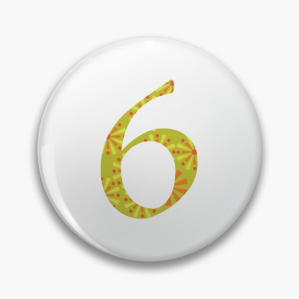 Item preview, Number SIX sticker designed and sold by SakiOno.