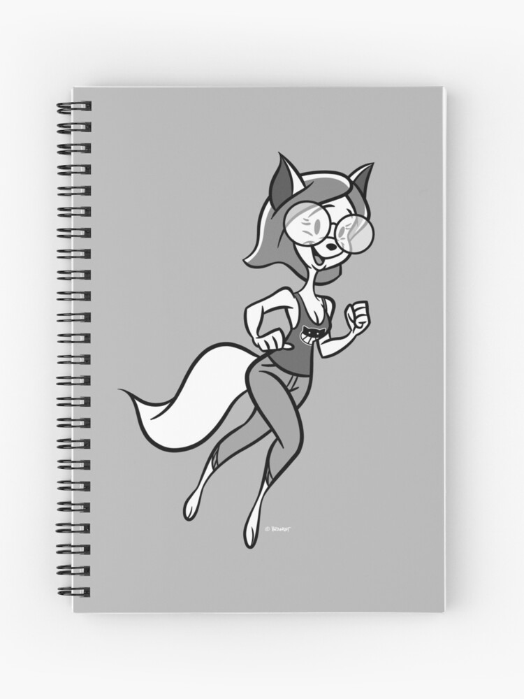 Cuaderno de espiral «Nerd Girl Retro 30s Estilo de manguera de goma de dibujos animados» de skullislandprod | Redbubble Cuaderno de espiral «Nerd Girl Retro 30s Estilo de manguera de goma de dibujos animados» de skullislandprod | Redbubble