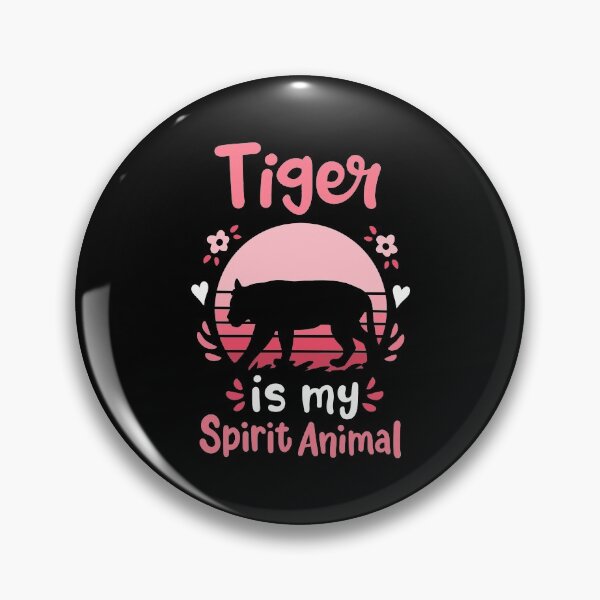 Item preview, Tiger Spirit Animal Retro designed and sold by CreativeGiftShp.