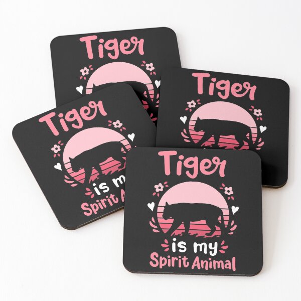 Item preview, Tiger Spirit Animal Retro designed and sold by CreativeGiftShp.