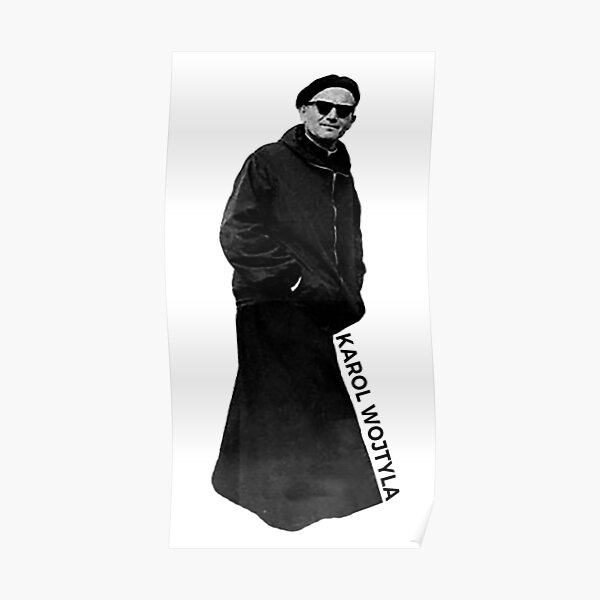 Pope John Paul II Sunglasses Poster