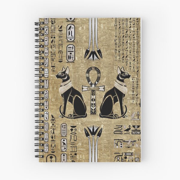 Item preview, Bastet - Egyptian Cats And Ankh Cross designed and sold by k9printart.