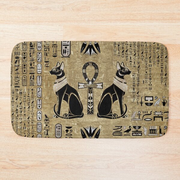 Item preview, Bastet - Egyptian Cats And Ankh Cross designed and sold by k9printart.