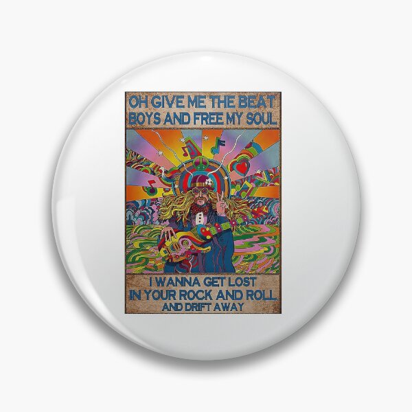 Item preview, Hippie I Wanna Get Lost In Your Rock And Roll And Drift Away Poster designed and sold by GeorgeMartin-02.