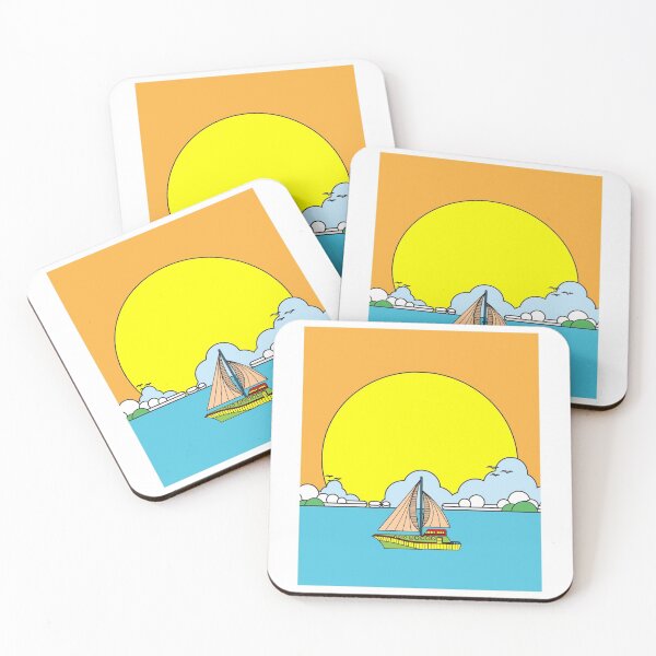 Item preview, Ship Boat Retro Style Nature designed and sold by flofin.
