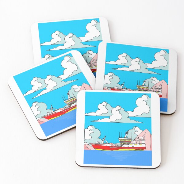 Item preview, Ship Boat Retro Style Nature designed and sold by flofin.