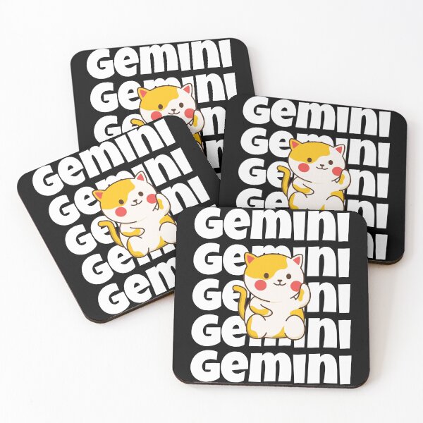 Item preview, Kawaii gemini cat designed and sold by Hoetoons.