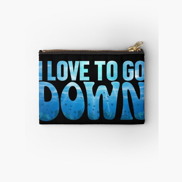 Item preview, I Love To Go Down - Funny Diving Quote designed and sold by cotros.