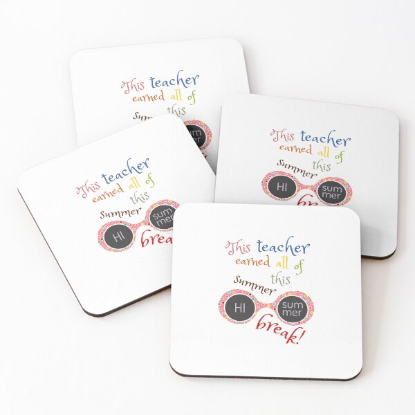Item preview, This Teacher Earned All of This Summer Break! designed and sold by KittyPolka.