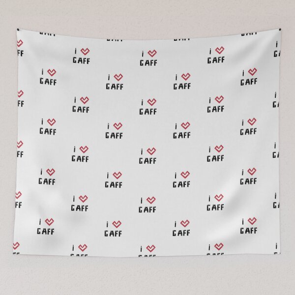 Item preview, I Heart Gaff Tape in Black and Red designed and sold by lillywhy.
