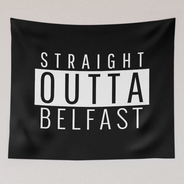 Item preview, Straight Outta Belfast  designed and sold by Teelogic.