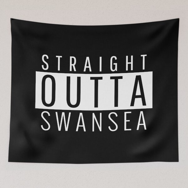 Item preview, Straight Outta Swansea  designed and sold by Teelogic.