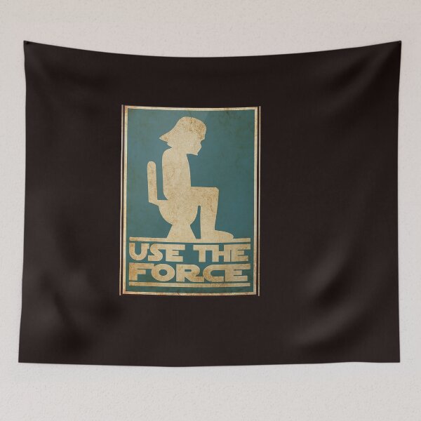 Item preview, Toilet Use The Force Poster designed and sold by Kalinowska-0.