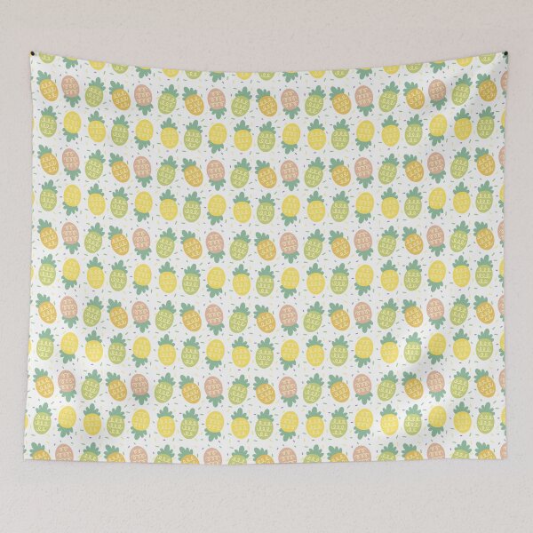 Item preview, Pineapple PATTERN simple vegetable, vegan, summer fruit designed and sold by challengecafe.