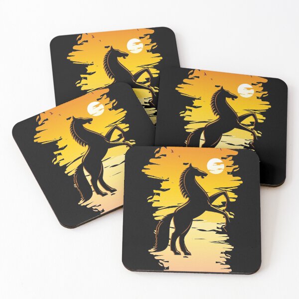 Item preview, Illustrated Horse in sunset  designed and sold by Oelaryf.