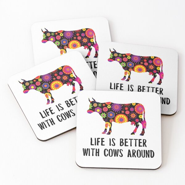 Item preview, Life is better with cows around - Awesome gift for men and women love cattle designed and sold by Titmit.
