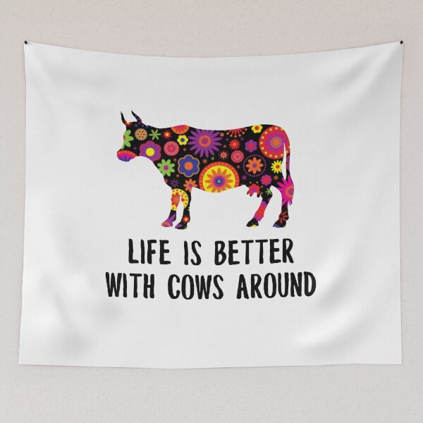 Item preview, Life is better with cows around - Awesome gift for men and women love cattle designed and sold by Titmit.
