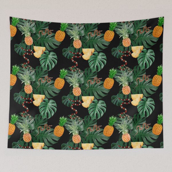 Item preview, Snakes, Monsteras, and Pineapples Tropical Paradise designed and sold by MyQueendom.