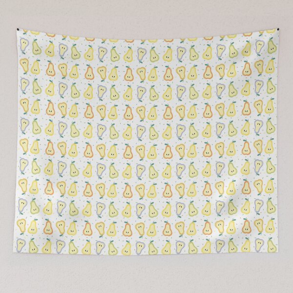 Item preview, Pear PATTERN simple vegetable, vegan, summer fruit designed and sold by challengecafe.