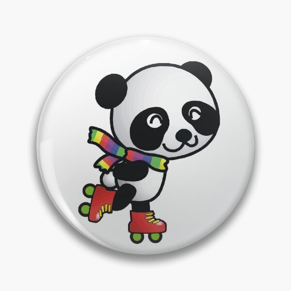 Item preview, Panda Bear Roller Skater designed and sold by cornmaiden8.