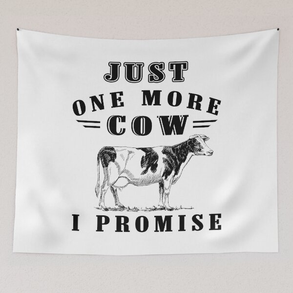 Item preview, Just one more cow i promise - Funny cow gift for men, women and kid designed and sold by Titmit.