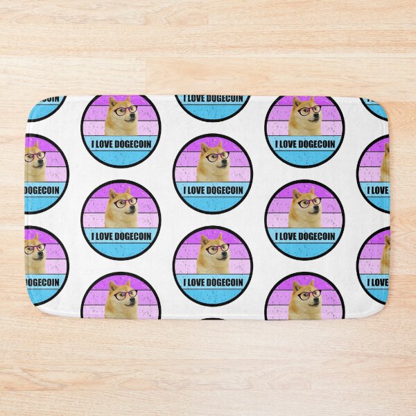 Item preview, I love dogecoin cryptocurrency |shiba inu funny meme designed and sold by ritach11.
