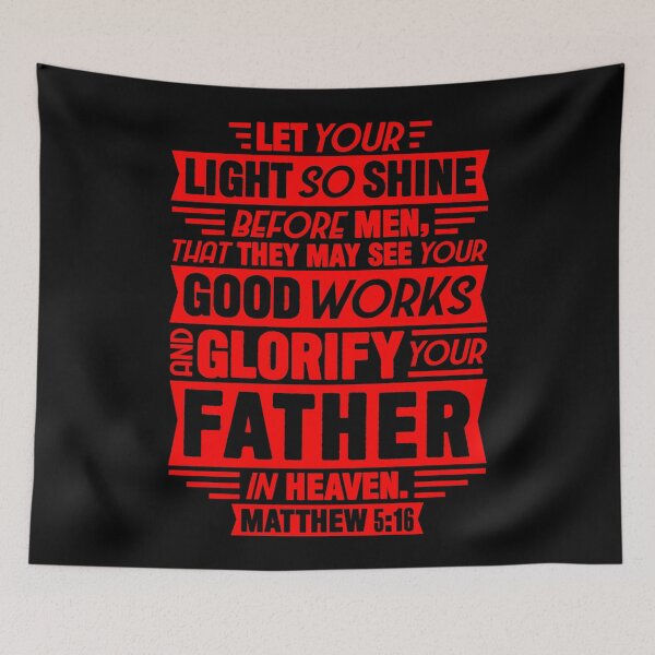 Item preview, Matthew 5:16 designed and sold by plushism.