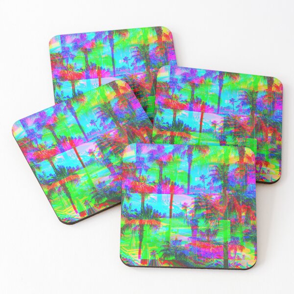 Item preview, Cancun Mexico Resort Trippy Glitch Art designed and sold by glitchhub.