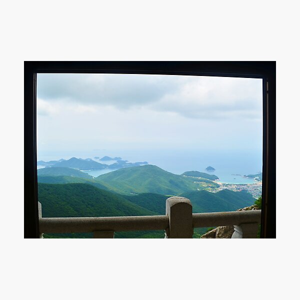 Peaceful Island Temple, Calming Wall Art, Printable Wall Art, Temple Photo, Buddhism Wall Art Photographic Print