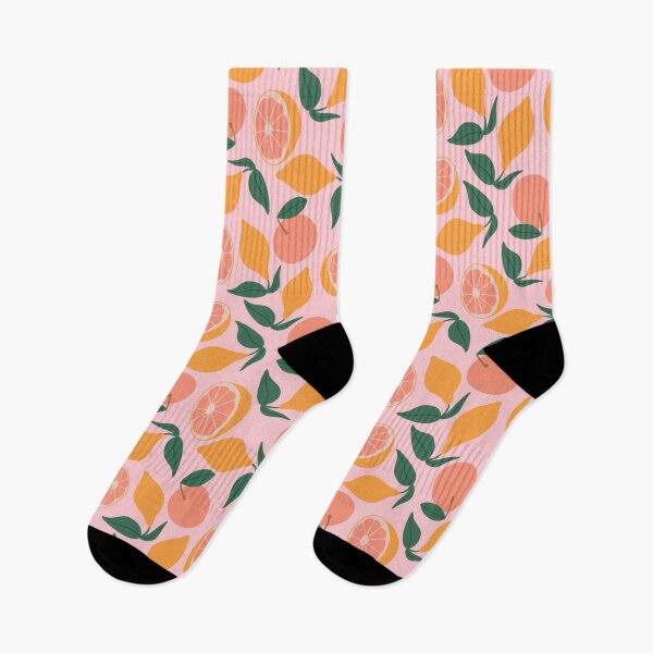 Item preview, Citrus on pink designed and sold by Dominika Godette.