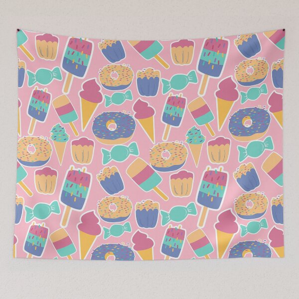 Item preview, IceCreams Muffins Candy Pattern designed and sold by TasAlex.