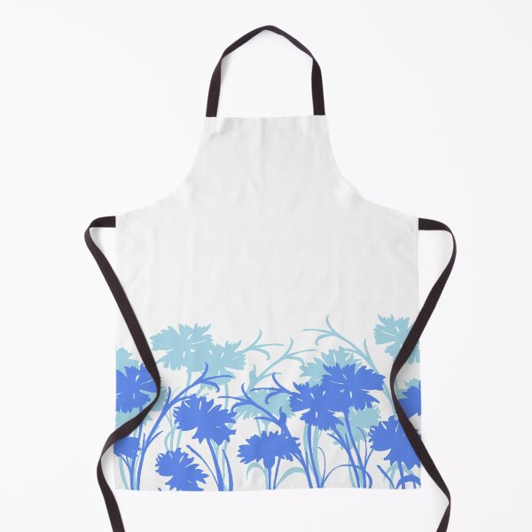 Item preview, field of blue cornflowers designed and sold by tigerr.
