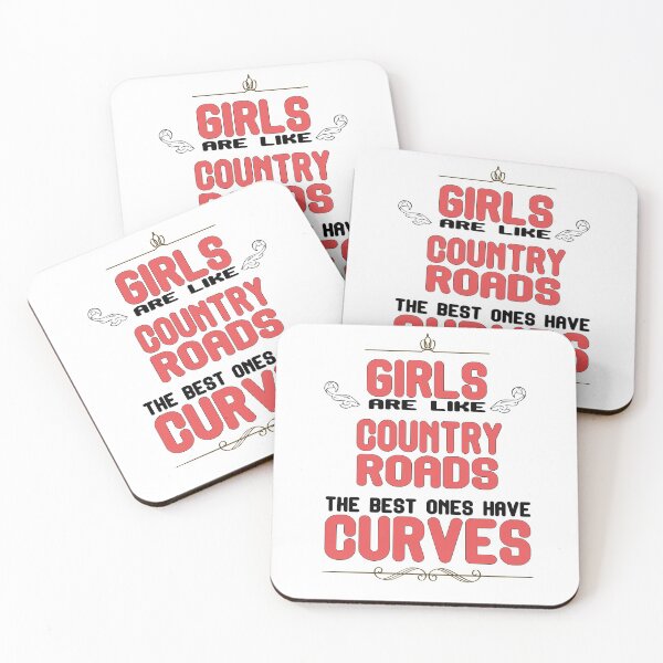 Item preview, Girls Are Like Country Roads The Best Ones Have Curves T-Shirt designed and sold by Docartdesign.