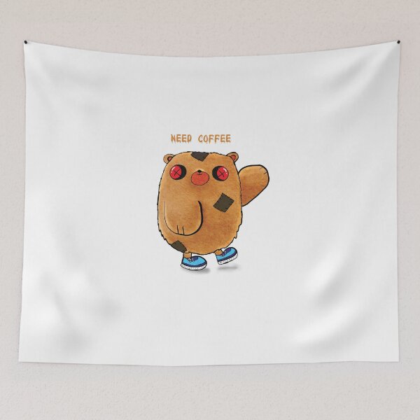 Item preview, coffee zombie bear  designed and sold by zupperman.