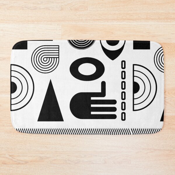 Item preview, Black geometric shapes designed and sold by GoDesign1.