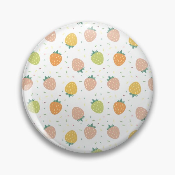 Item preview, Strawberry PATTERN simple vegetable, vegan, summer fruit designed and sold by challengecafe.