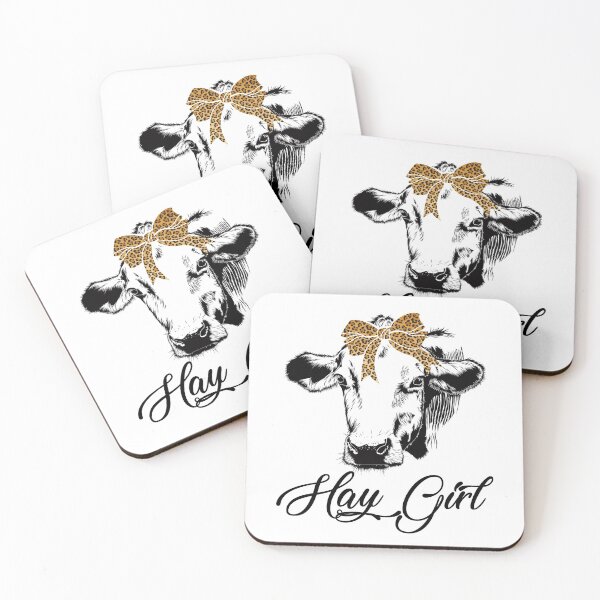 Item preview, Hay girl cattle - Cute cow with leopard bow best gift for cattle lovers designed and sold by Titmit.