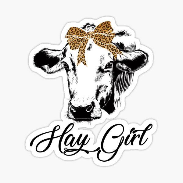 Heifer please cow leopard awesome gift for women and girls Sticker for  Sale by Titmit