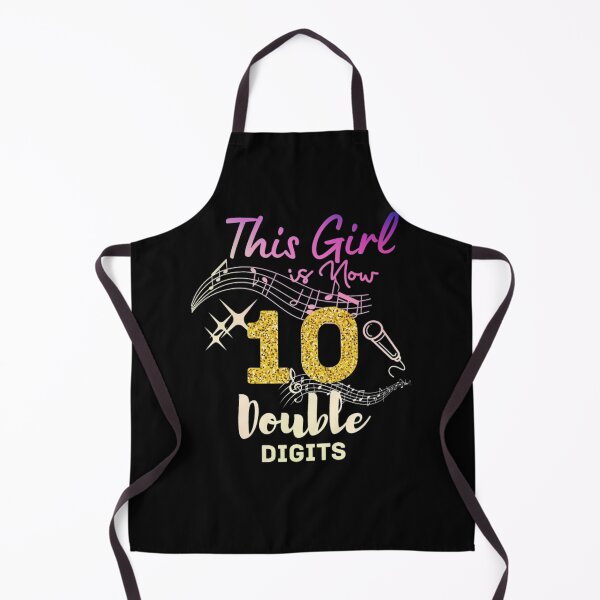 Item preview, This Girl Is Now 10 double digits tee, 10th Birthday idea screen shirt, girl star singer, 10 Years Old Birthday, designed and sold by PGGO.