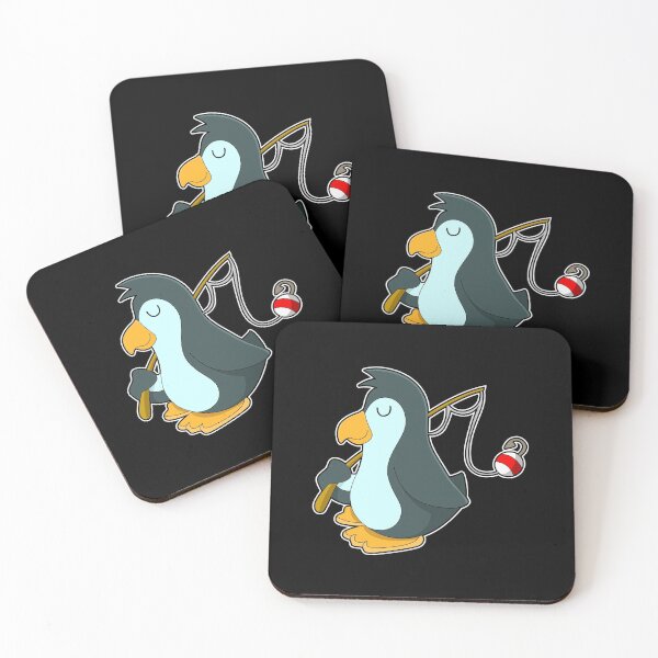 Item preview, Penguin at Fishing with Fishing rod designed and sold by Snabdesign84.