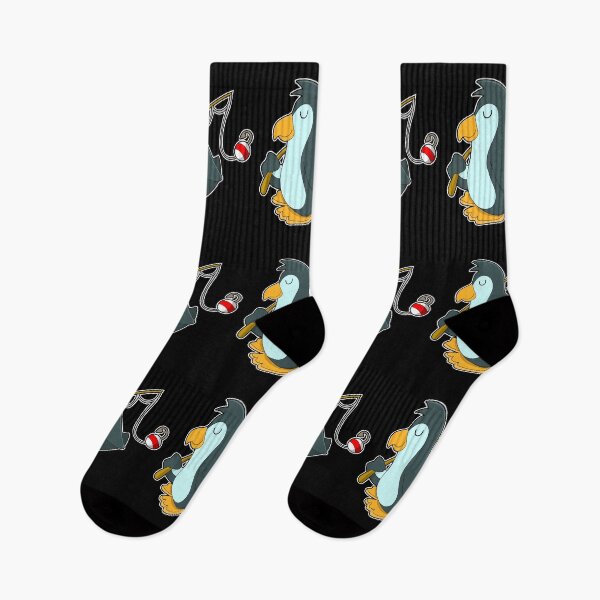 Item preview, Penguin at Fishing with Fishing rod designed and sold by Snabdesign84.