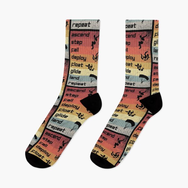 Item preview, skydiving, free fall, nothing compares, the sky is my playground, retro distressed sunset designed and sold by Orianah.