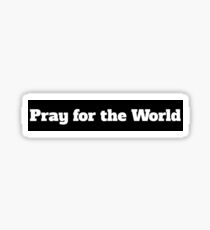 Pray for the World Sticker
